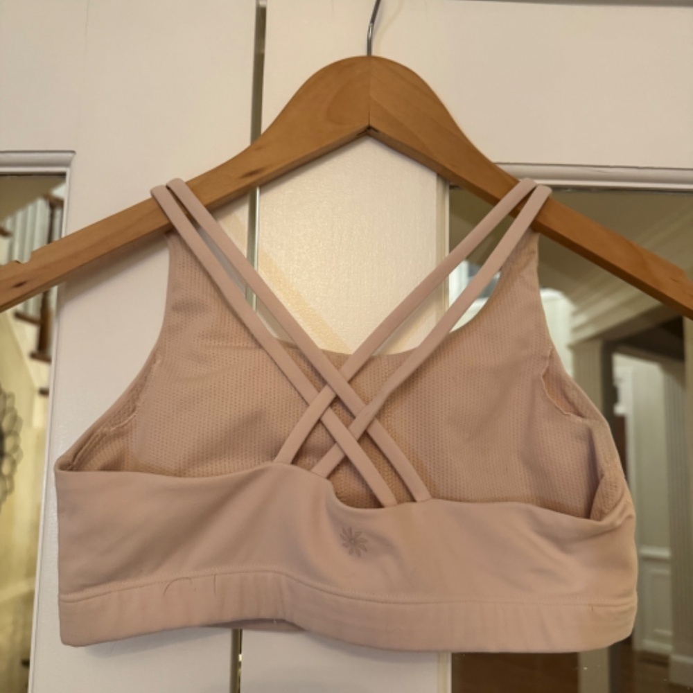 ATHLETA GIRL UPBEAT BRA, SIZE XL/14 (WOMENS XS), BALLERINA GOWN PINK - Picture 2 of 2